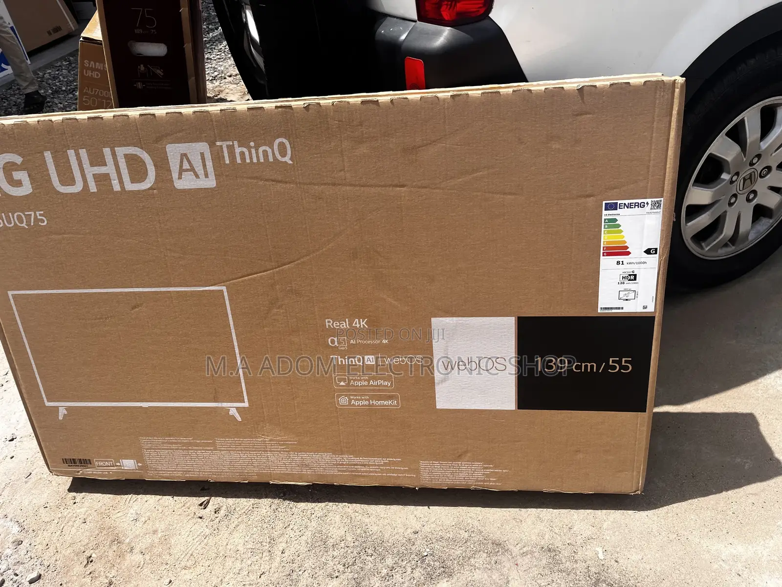 Eligible LG 55” 55uq7500 Uhd LED Tv