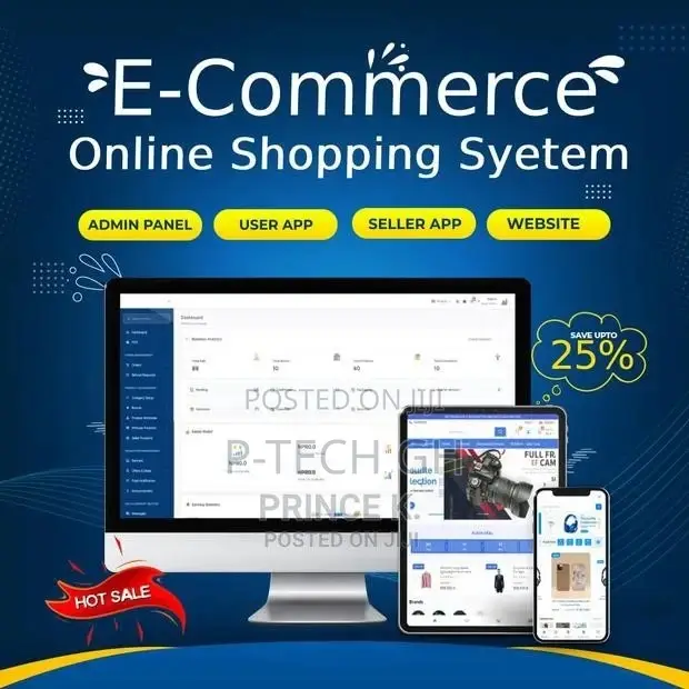 Ecommerce Shopping Website With Admin Panel + App