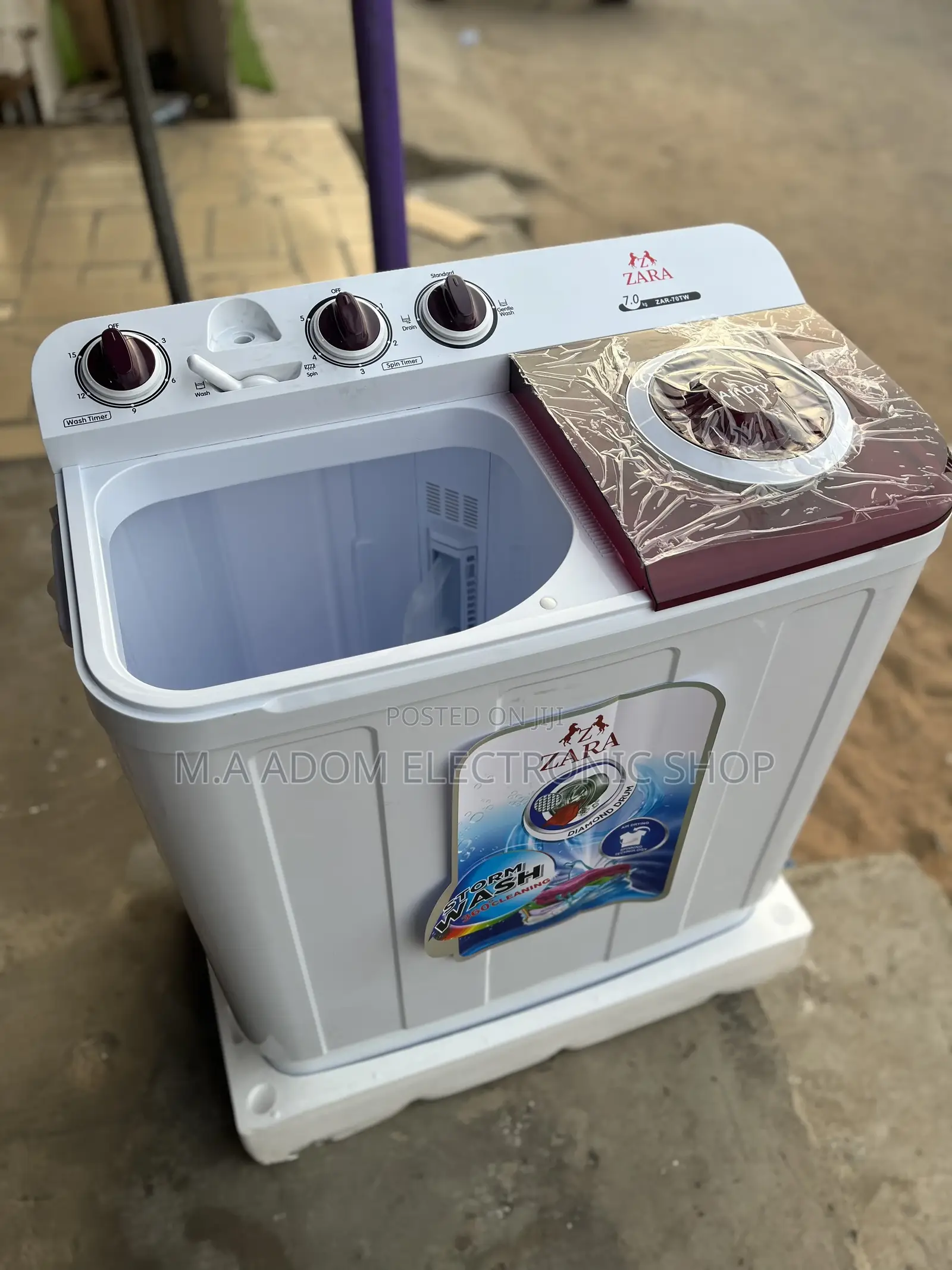 Zara 7kg Washing Machine With Twin Tub