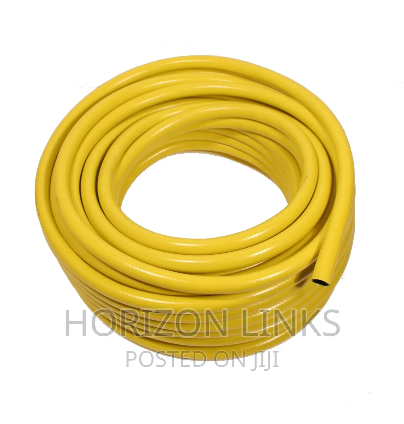 Yellow Water PVC Hose; Strong, Flexible Weather Resistant