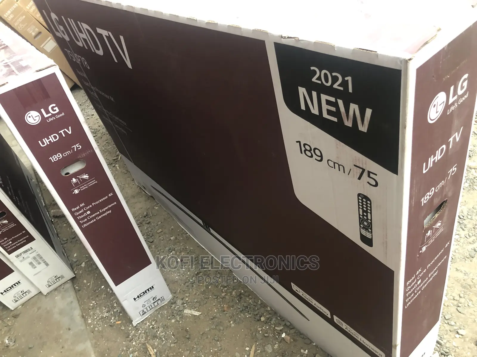 Stunning UHD 75" LG 75UP7 Bluetooth HDR Smart LED