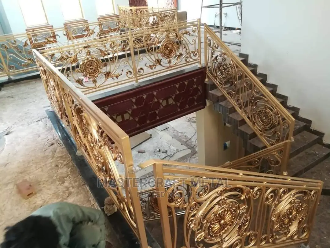 Beautiful Gold Design Balustrade | Gold Barristers