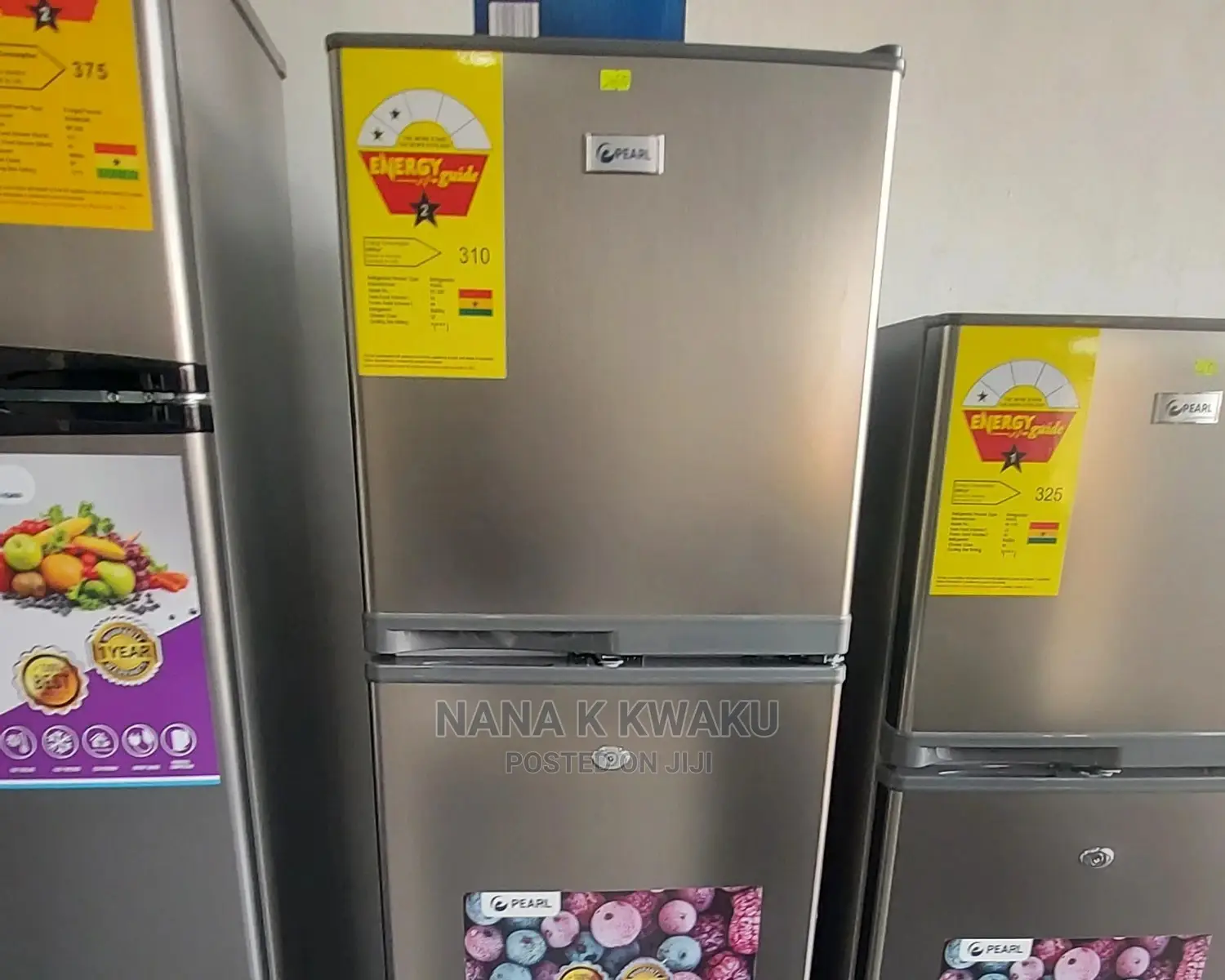 Gh_pearl Pf20 Double Door Fridge With Top Freezer
