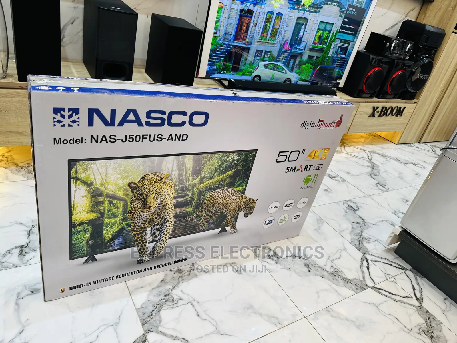 Nasco 50′′ UHD Smart Satellite TV (NAS-H50FUS)