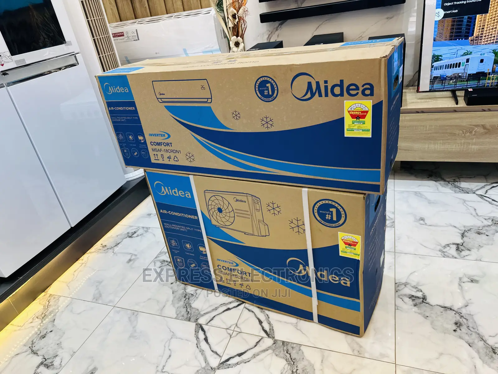 2.5hp Split Inverter White AC Midea High Density Filter