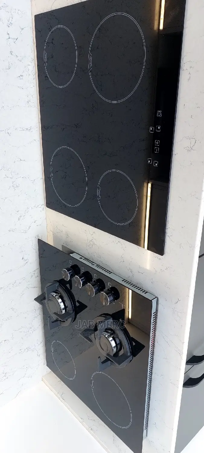 2 Gas 2 Electric, All Electric 4 Burner Hob Cooker Stove