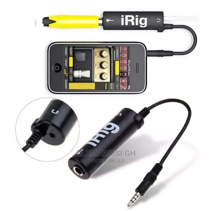 Irig Guitar Interface Converter Replacement for Phone iPad