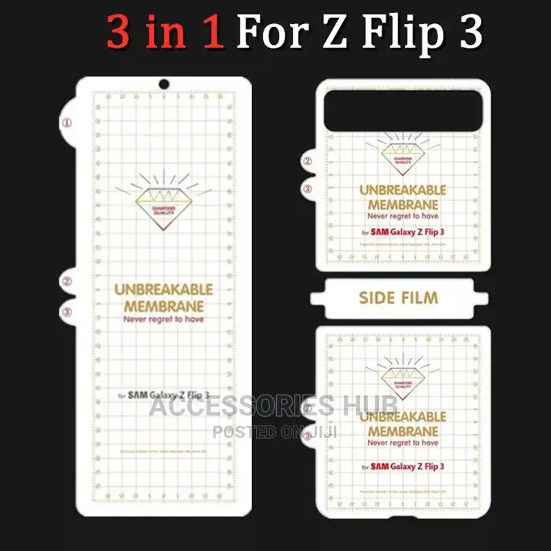 Z Flip 3 and 4 Fiber Screen Protectors