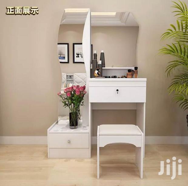 dressing mirror designs in ghana Dressing mirror with wall shelf unit... comes in different colors call 0234746530 or dm to order @ Accra, Ghana
