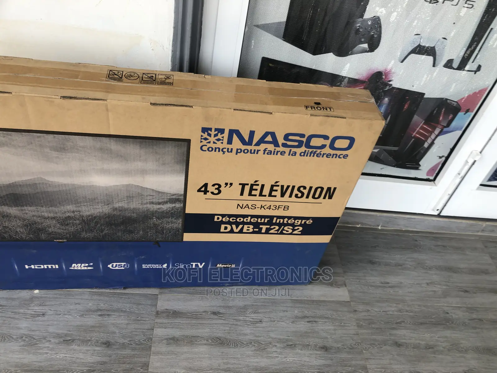 NASCO 43 FHD DIGITAL SATELLITE TV(Slim Edge Version)