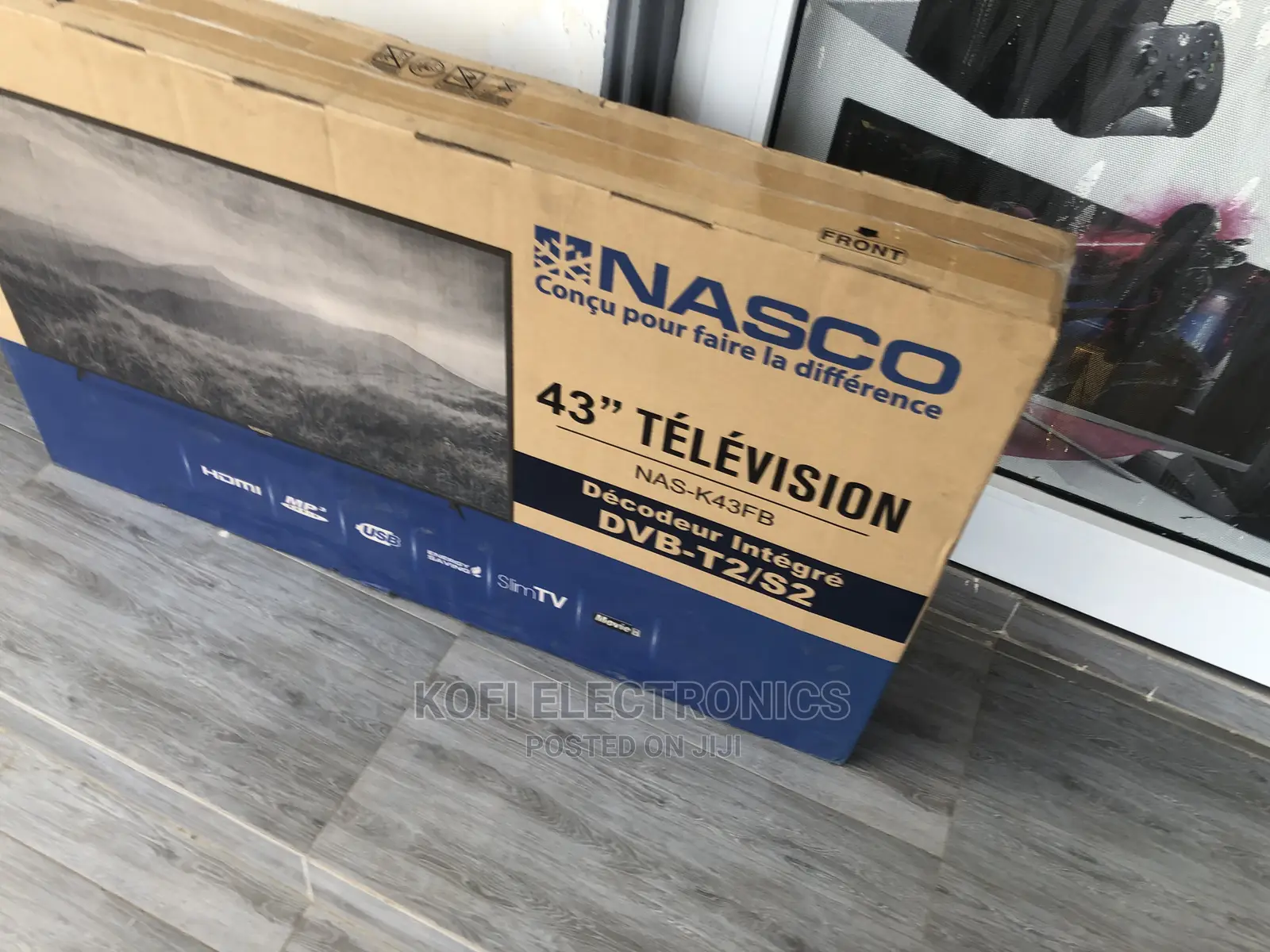 NASCO 43 FHD DIGITAL SATELLITE TV(Slim Edge Version)