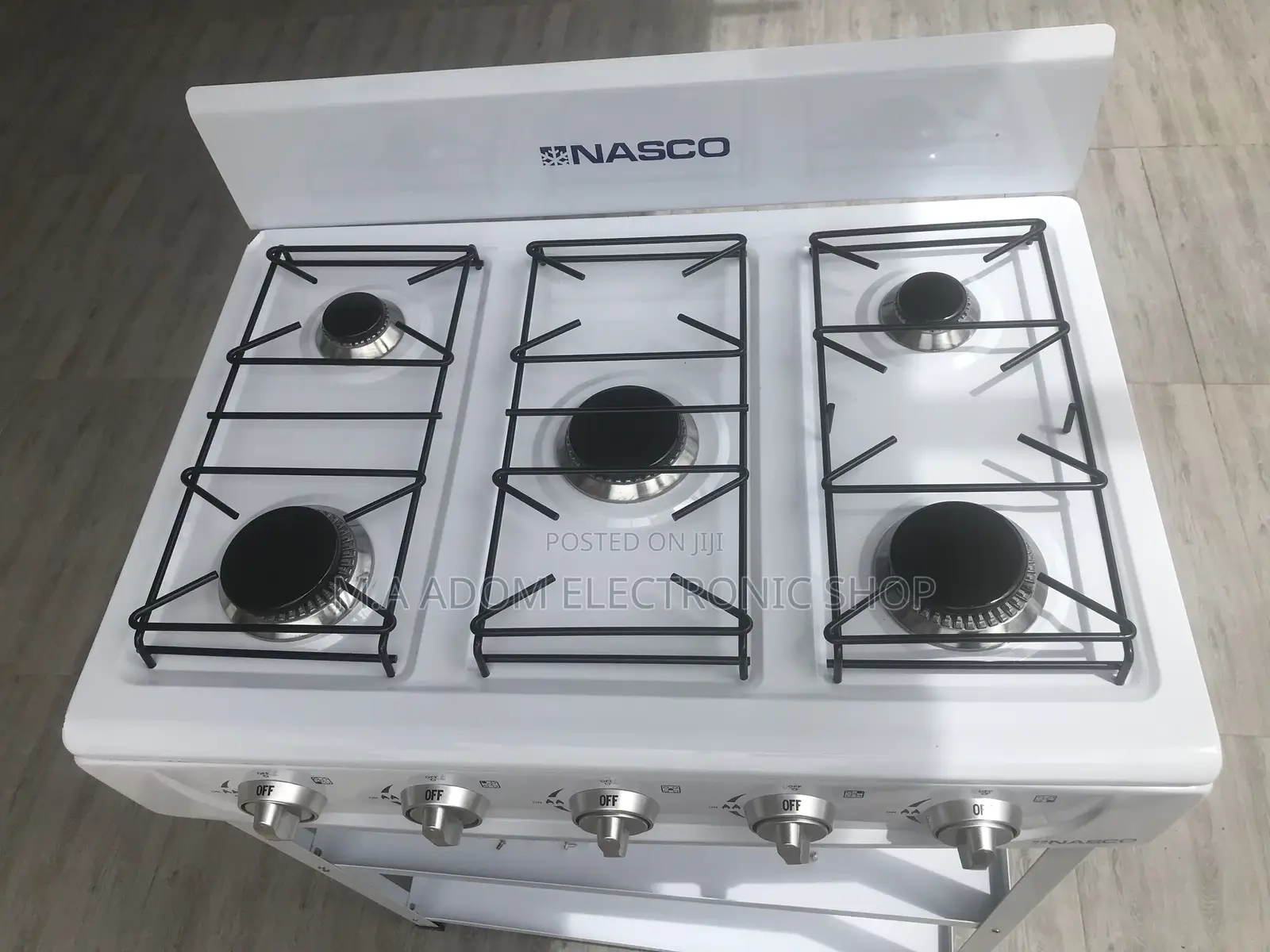 Bestselling Nasco 5 Burner Gas Stove With Shelve Stands