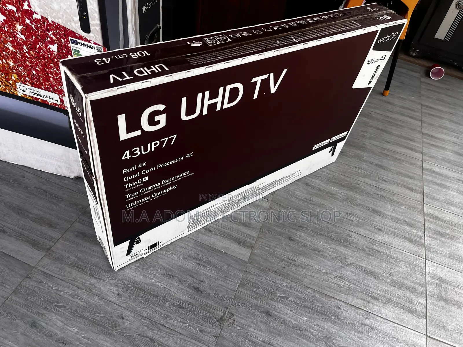 Airslim LG 43" LED 43up77003 Uhd Smart TV