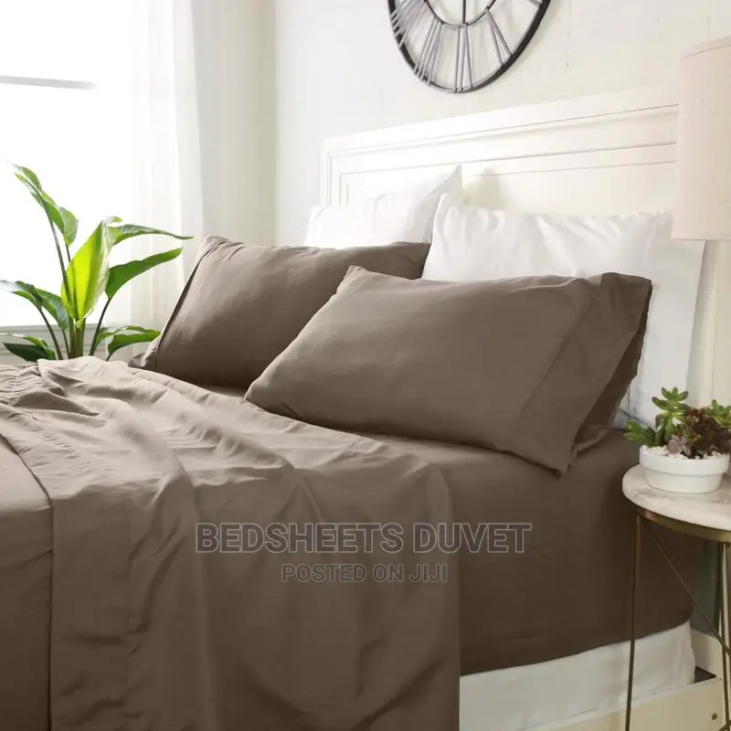 Coffee Brown Bedsheet Set