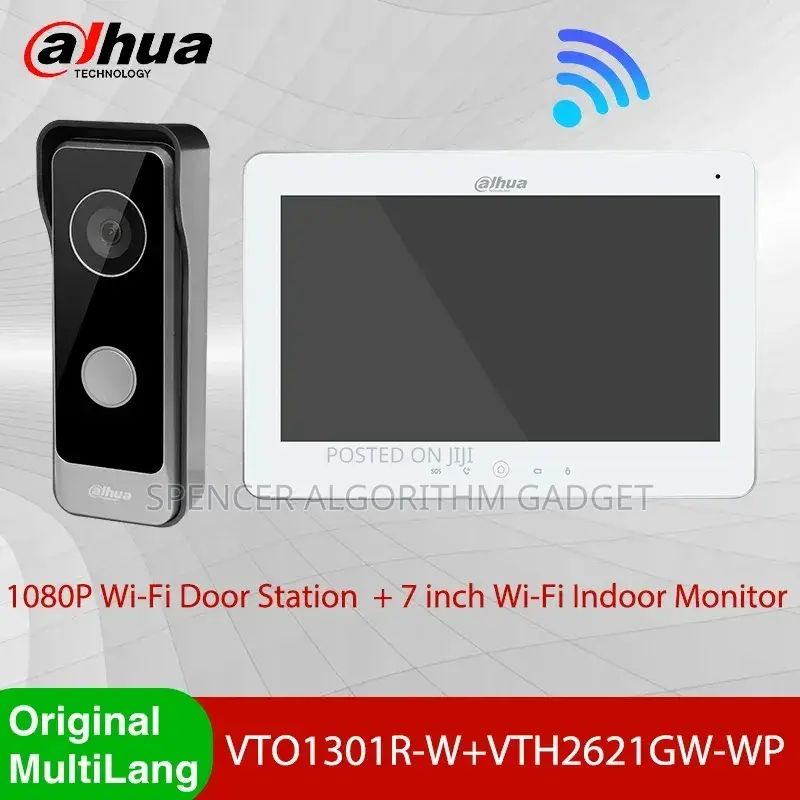 New Dahua Wired Ip Ring Doorbell Remote View on Phone