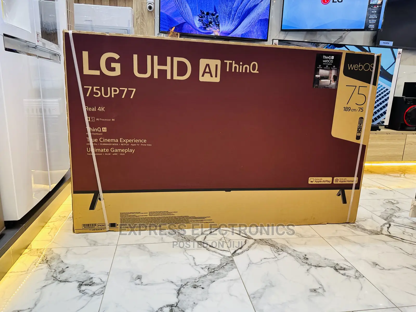 Call for LG UHD Smart Up77 Series 75”Tv