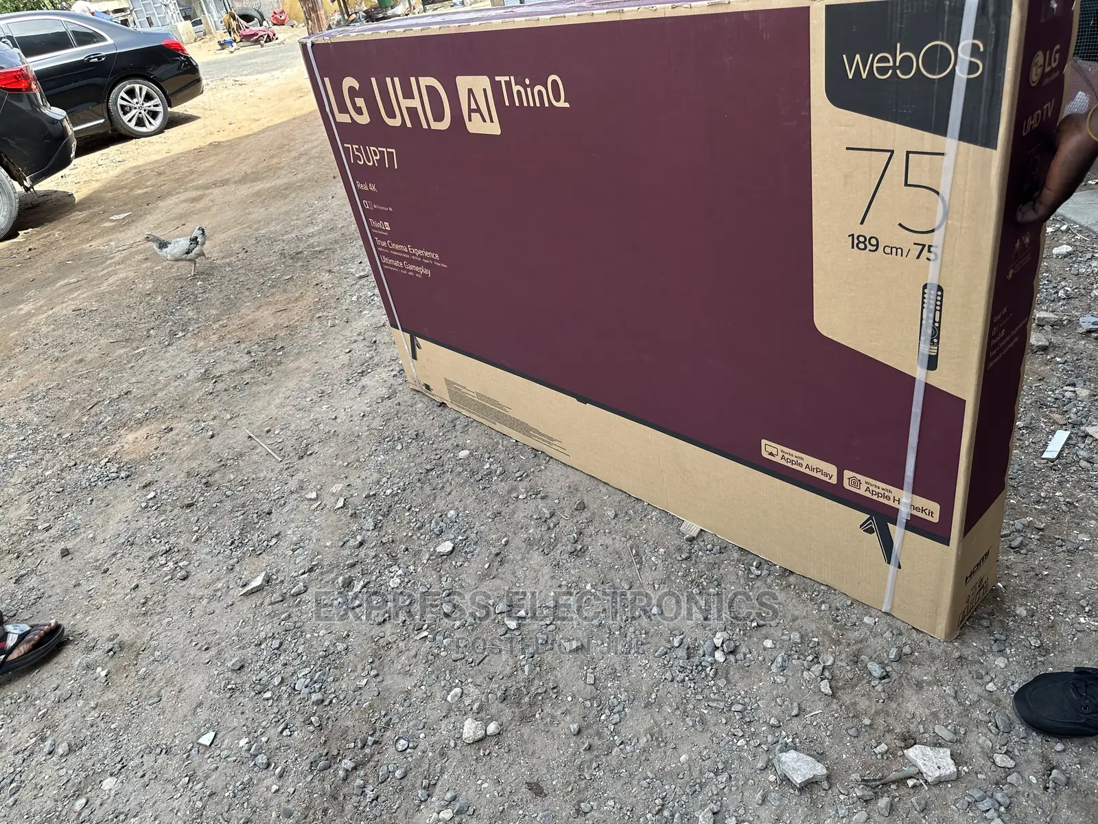 75”Up77 LG UHD Smart Display Tv