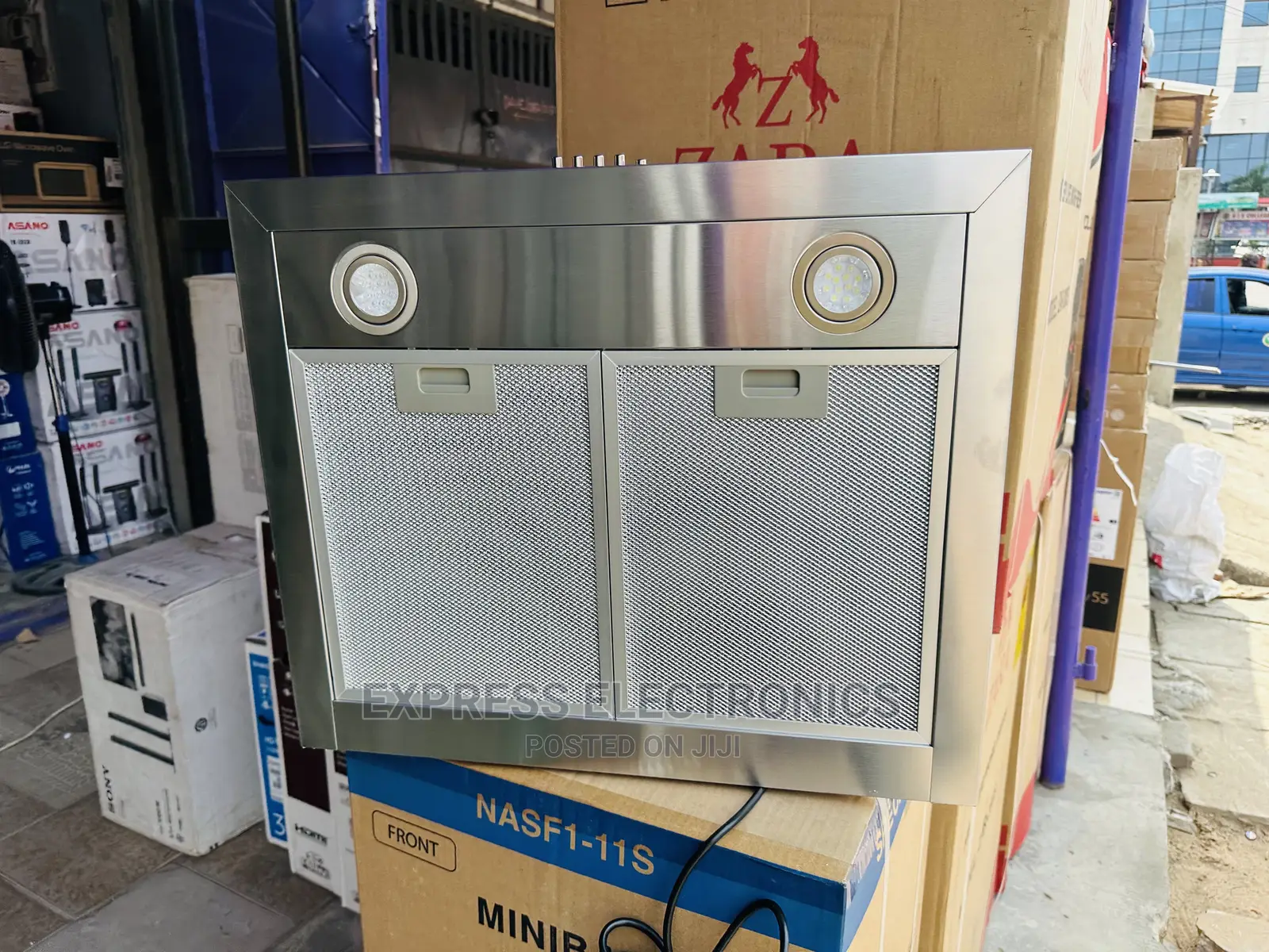 Inbuilt Rangehood T-Shape 60M21 Midea Sliver Extractor