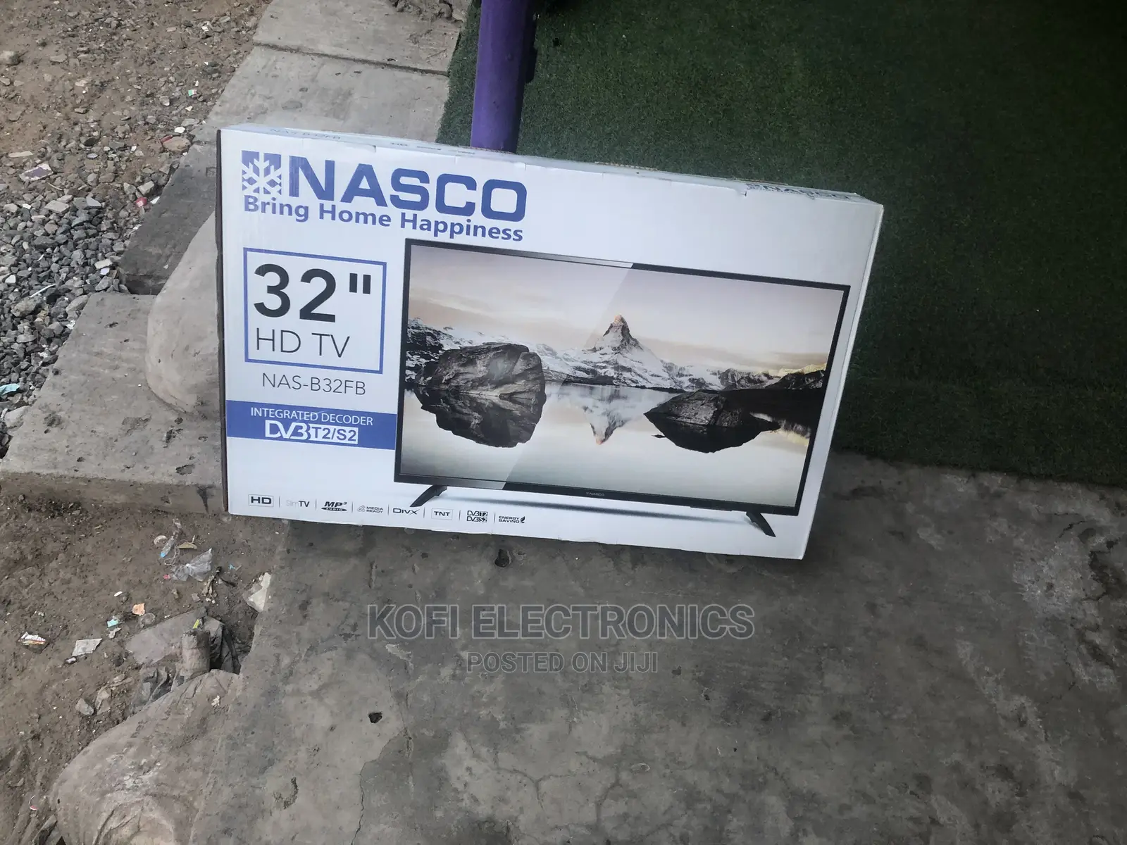 MP3 Audio Nasco NAS-B32FB 32 Inches Digital Satellite TV