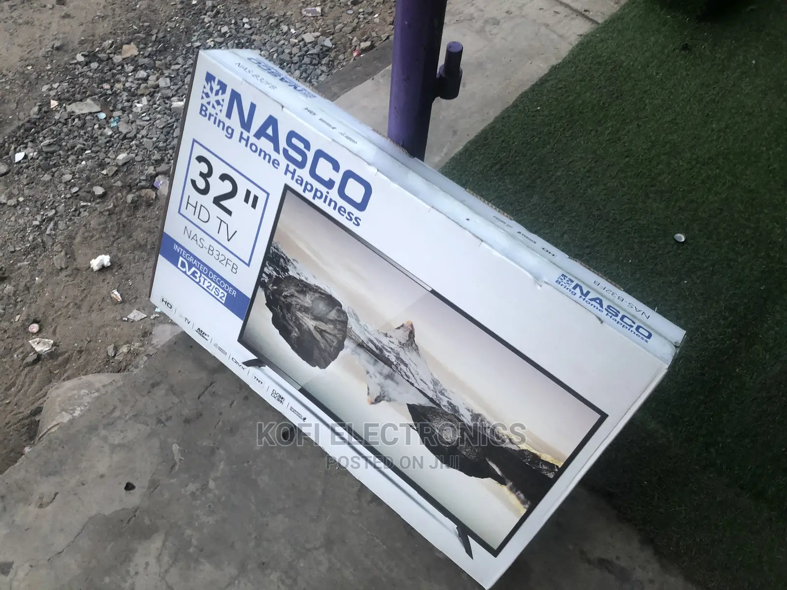 Built in Decoder Nasco NAS-B32FB 32inch Digital Satellite TV