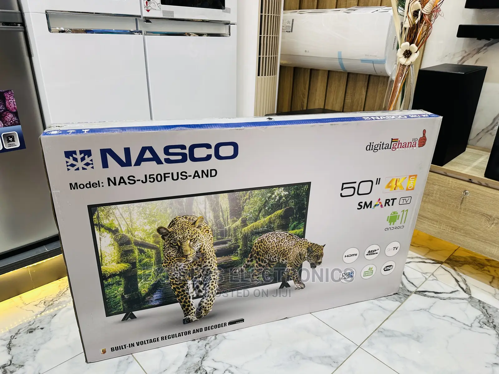 Wi-Fi Wireless Smart Nasco 50”UHD Tv