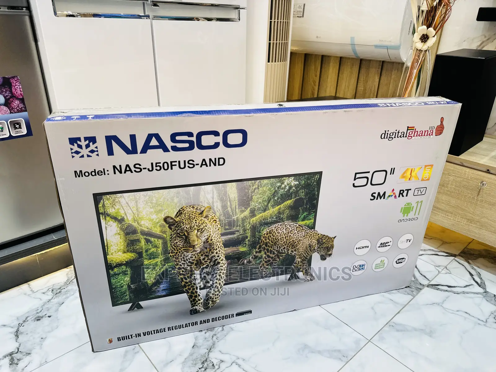 Wi-Fi Wireless Smart Nasco 50”UHD Tv