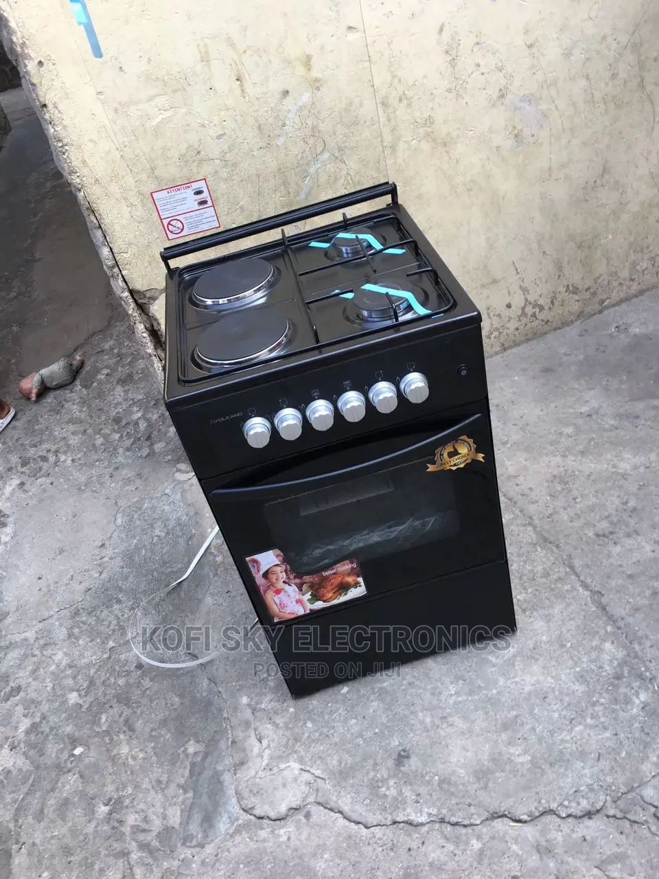 Affordable 2gas 2electric Gas Cooker With Oven and Grill
