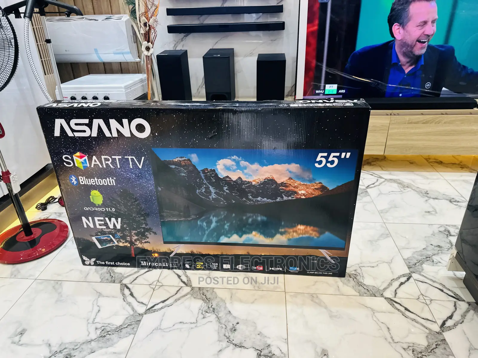 Buy for Less on Asano 50”UHD Wi-Fi Internet Android Tv