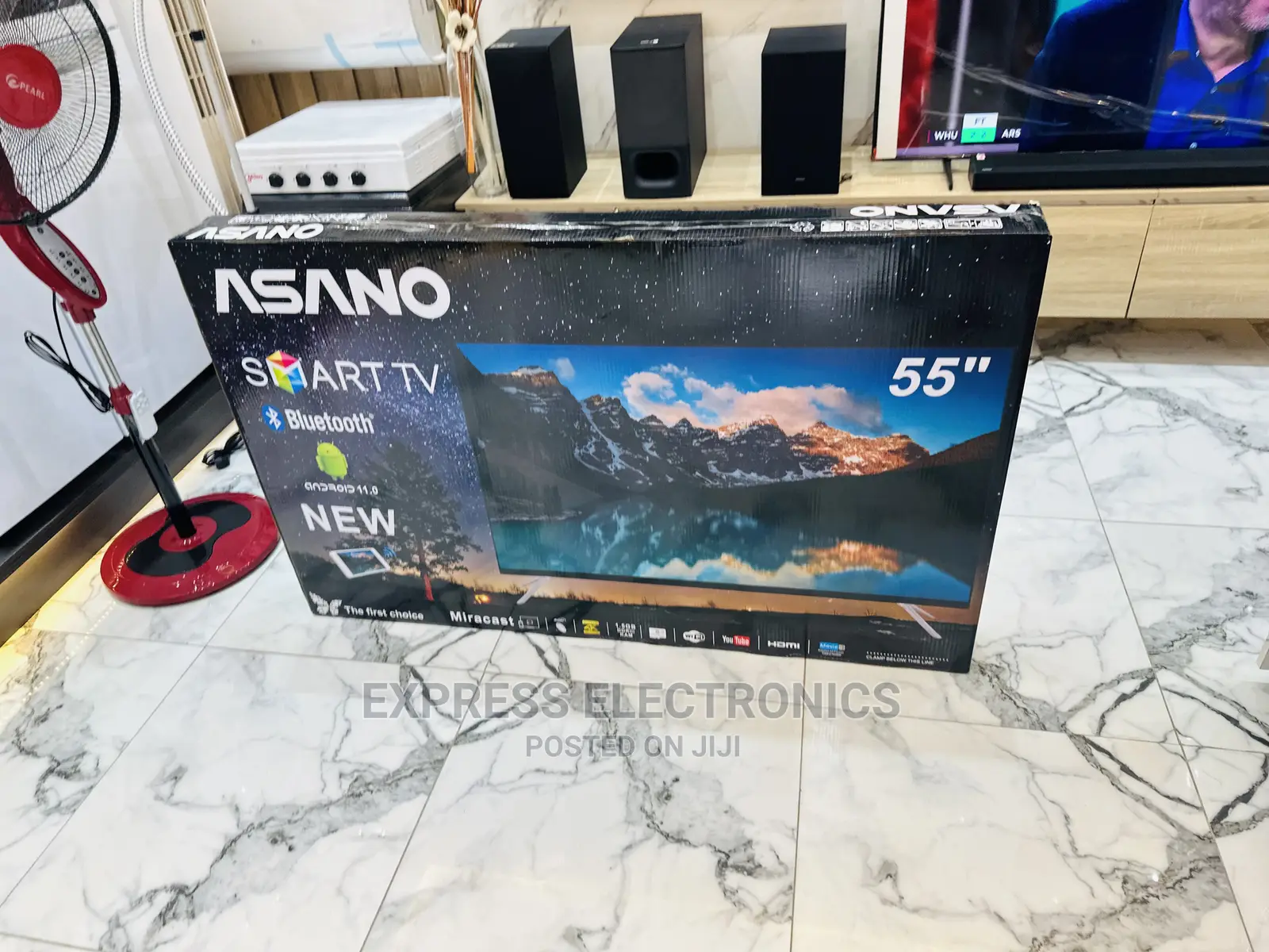 Buy for Less on Asano 50”UHD Wi-Fi Internet Android Tv