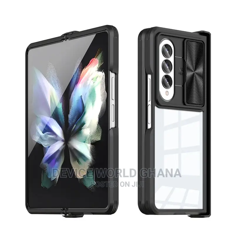 Samsung Z Fold 4 Case With Camera and Hinge Protection Clear