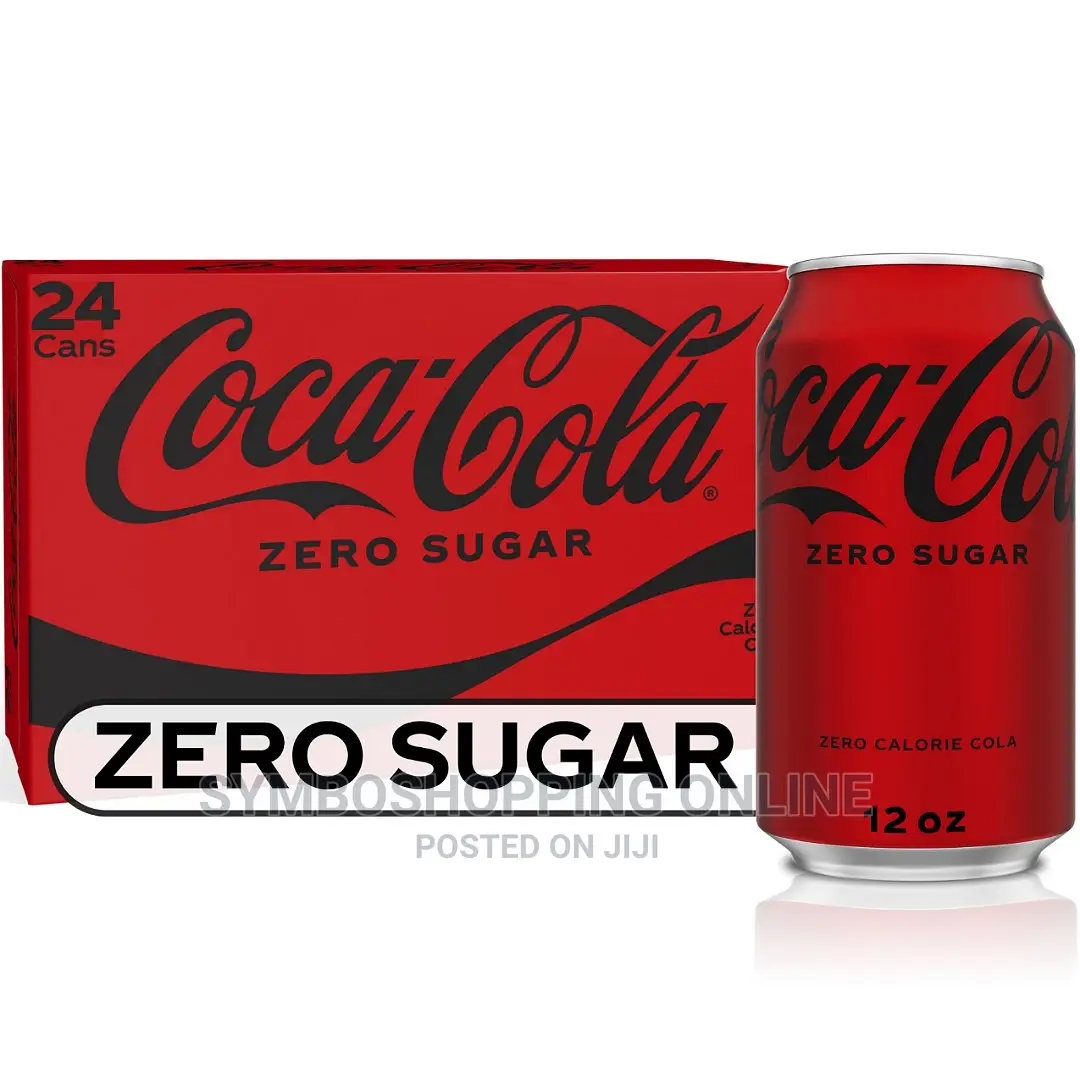 Coca-Cola Coke Zero Sugar Soft Drink Cans 24 X 330ml