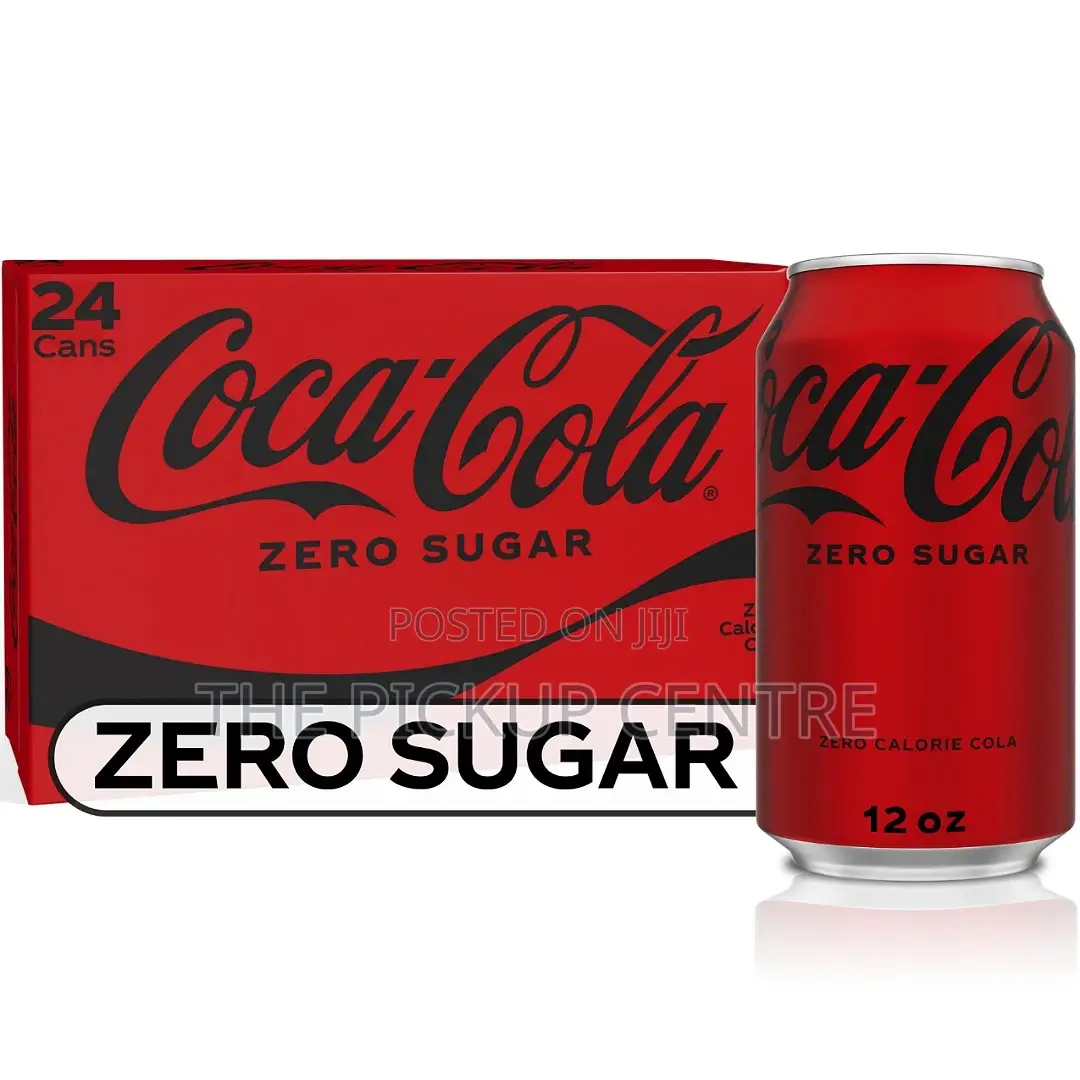 Coca-Cola Coke Zero Sugar Soft Drink Cans 24 X 330ml