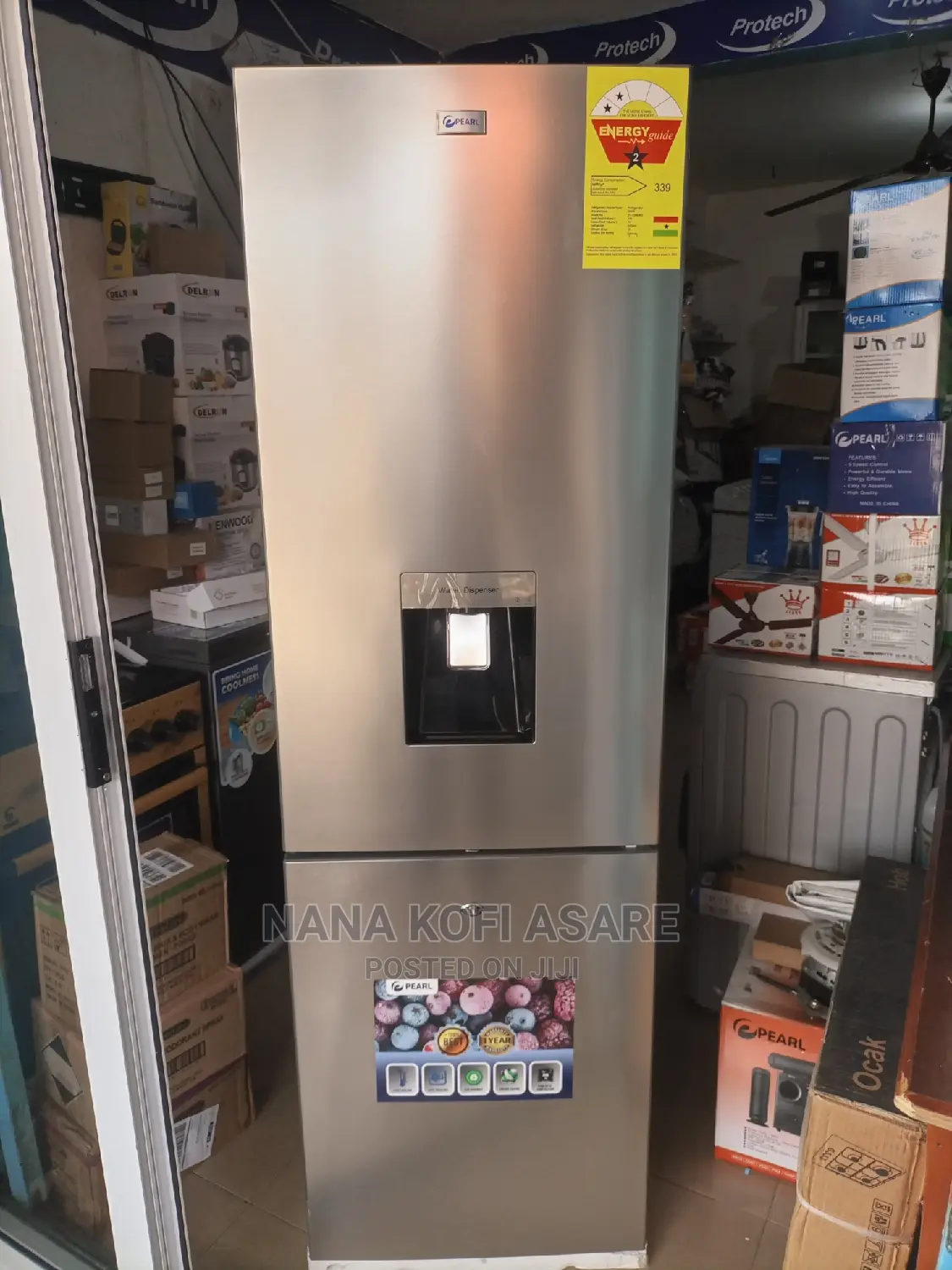 Pearl 250litres Buttom Freezer Refrigerator
