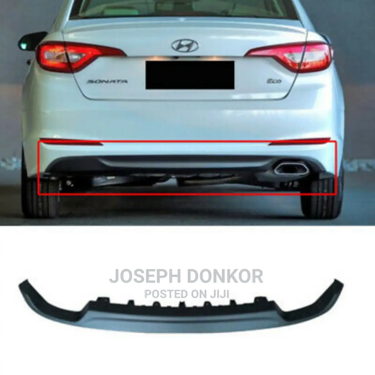 SONATA 2015,2016,2017 Back Lower Bumper/ Diffuser