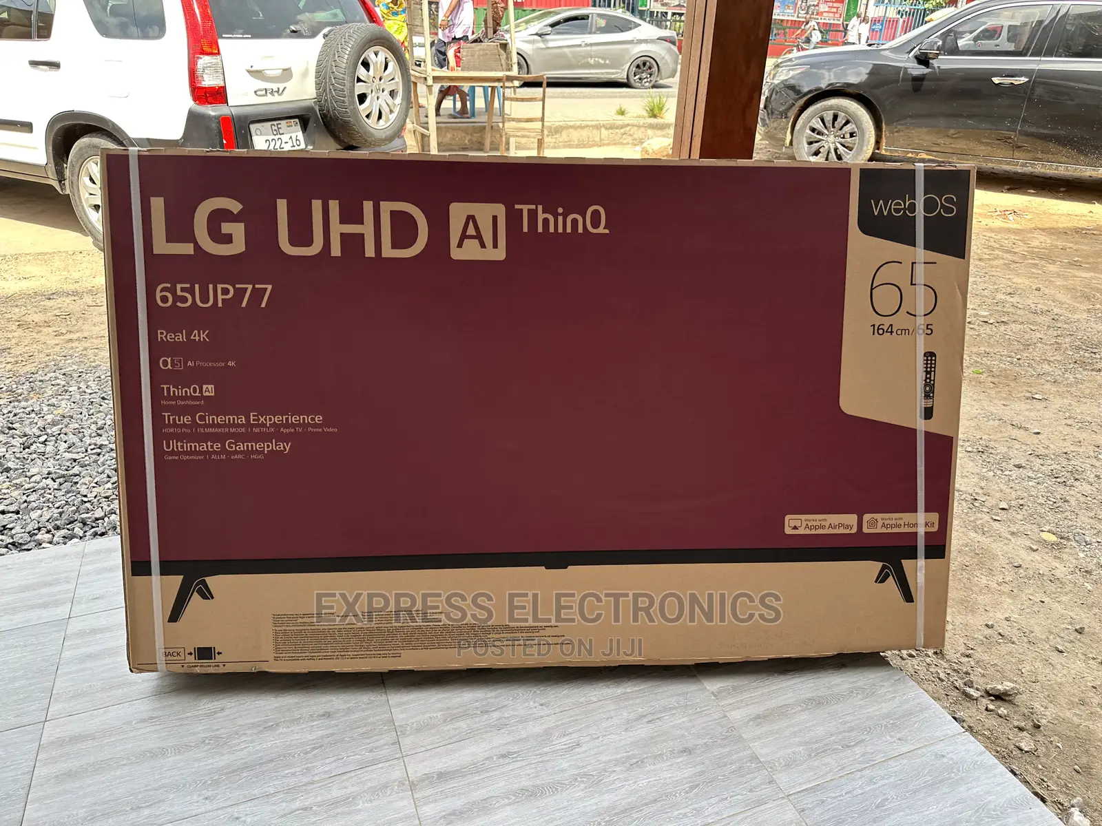 Smart Hub LG65UP7750 Sleek Vivid Display UHD Tv