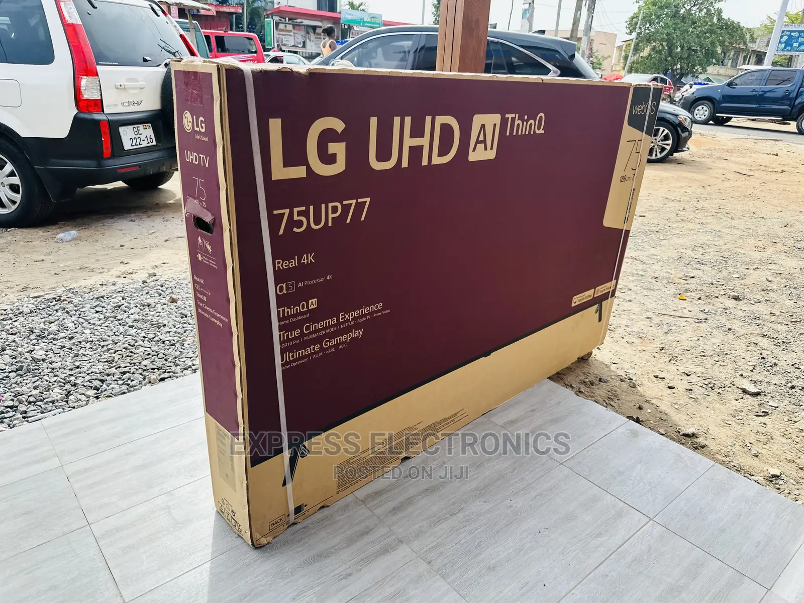 Vivid Clear Pictures UHD Display Lg75up7750 Tv