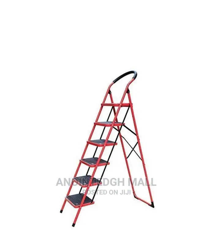 6 Steps Heavy Duty Non- Slip Foldable Ladder