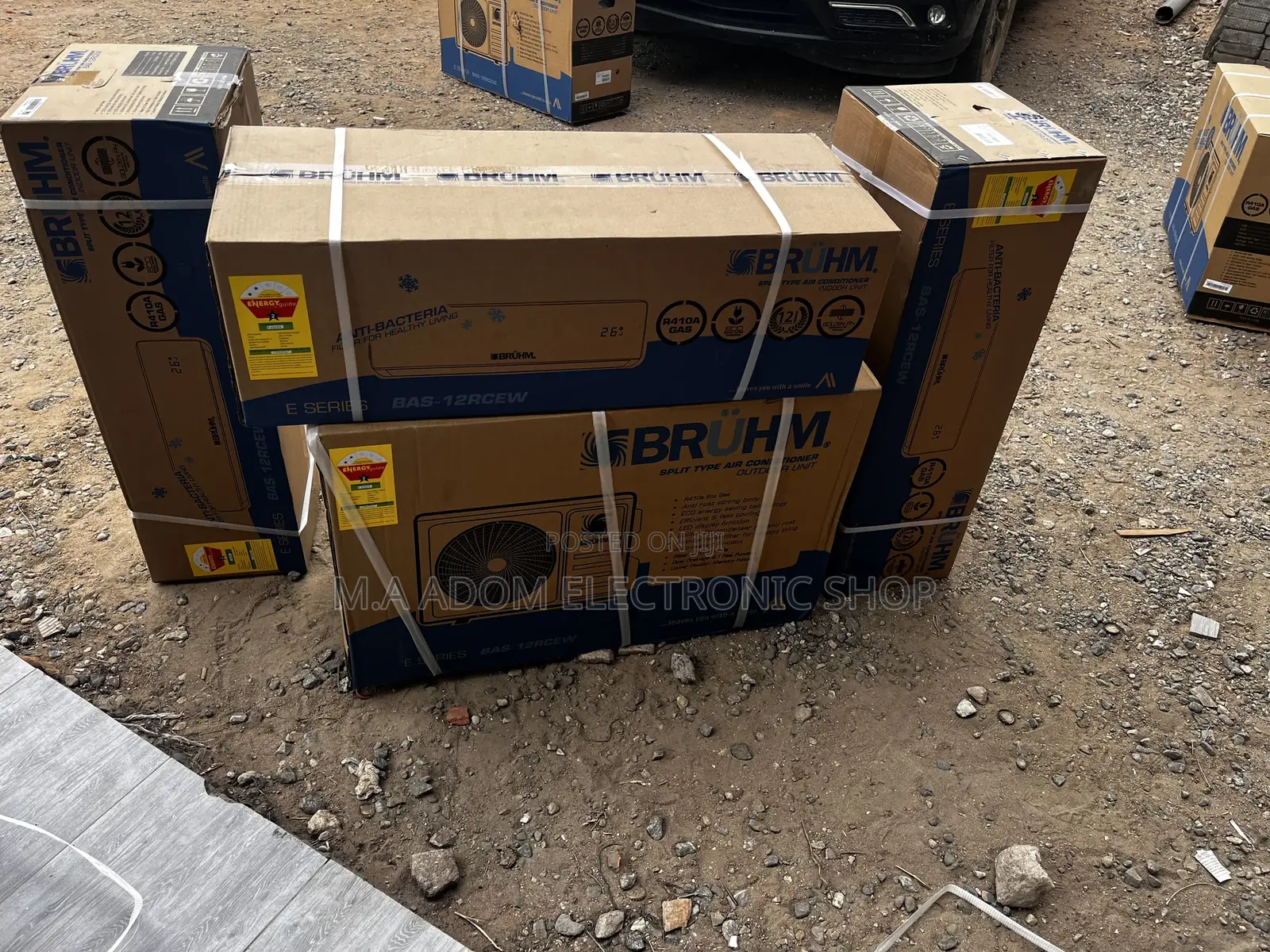 New Bruhm 1.5hp Split R410 Gas Air Conditioner