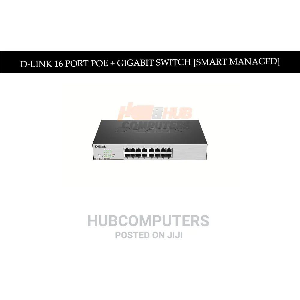 D-Link (Dgs-F1210-18ps-E) 16 Port Poe + Gigabit Switch [Smart Managed]