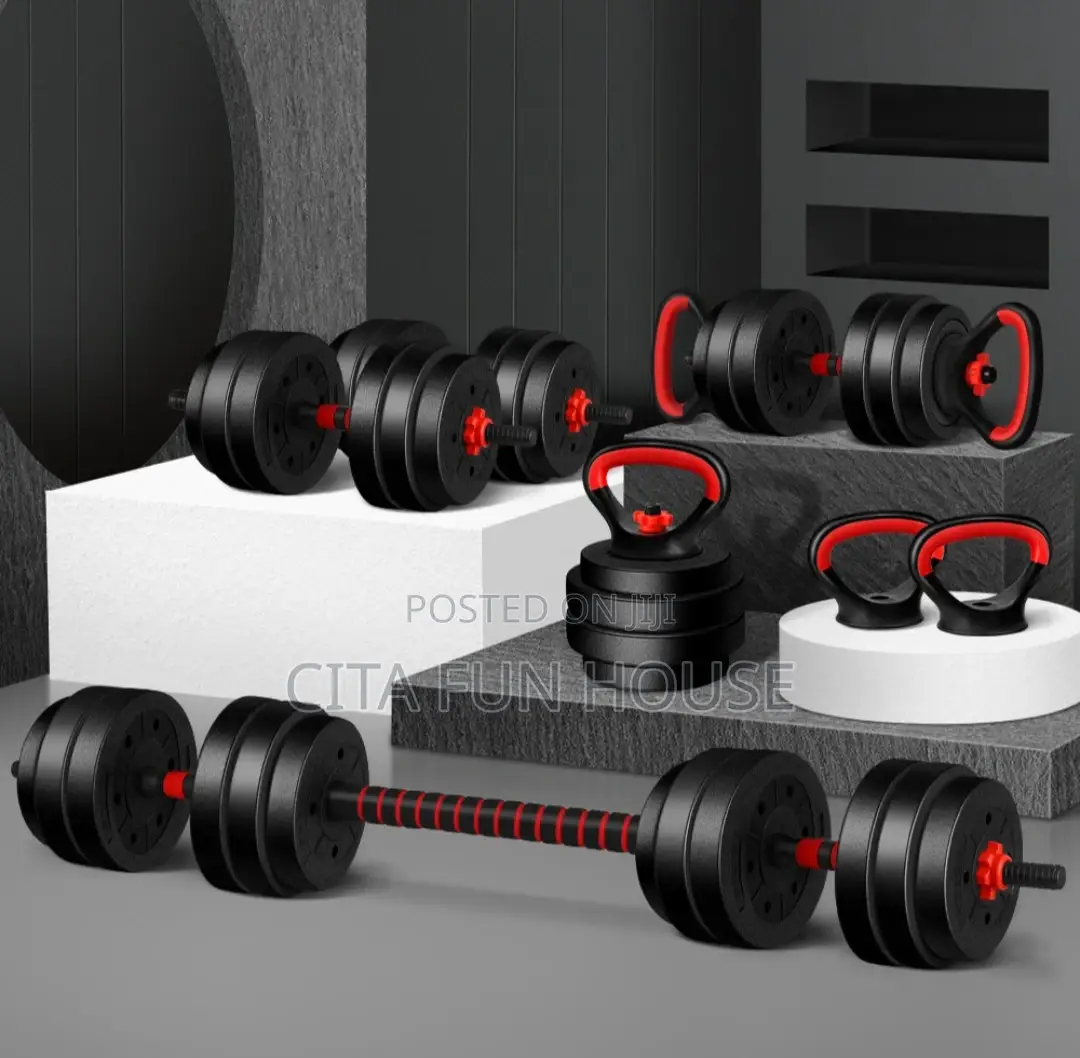8 in 1 Multi-Function Adjustable Dumbells + Kettlebell 40kg
