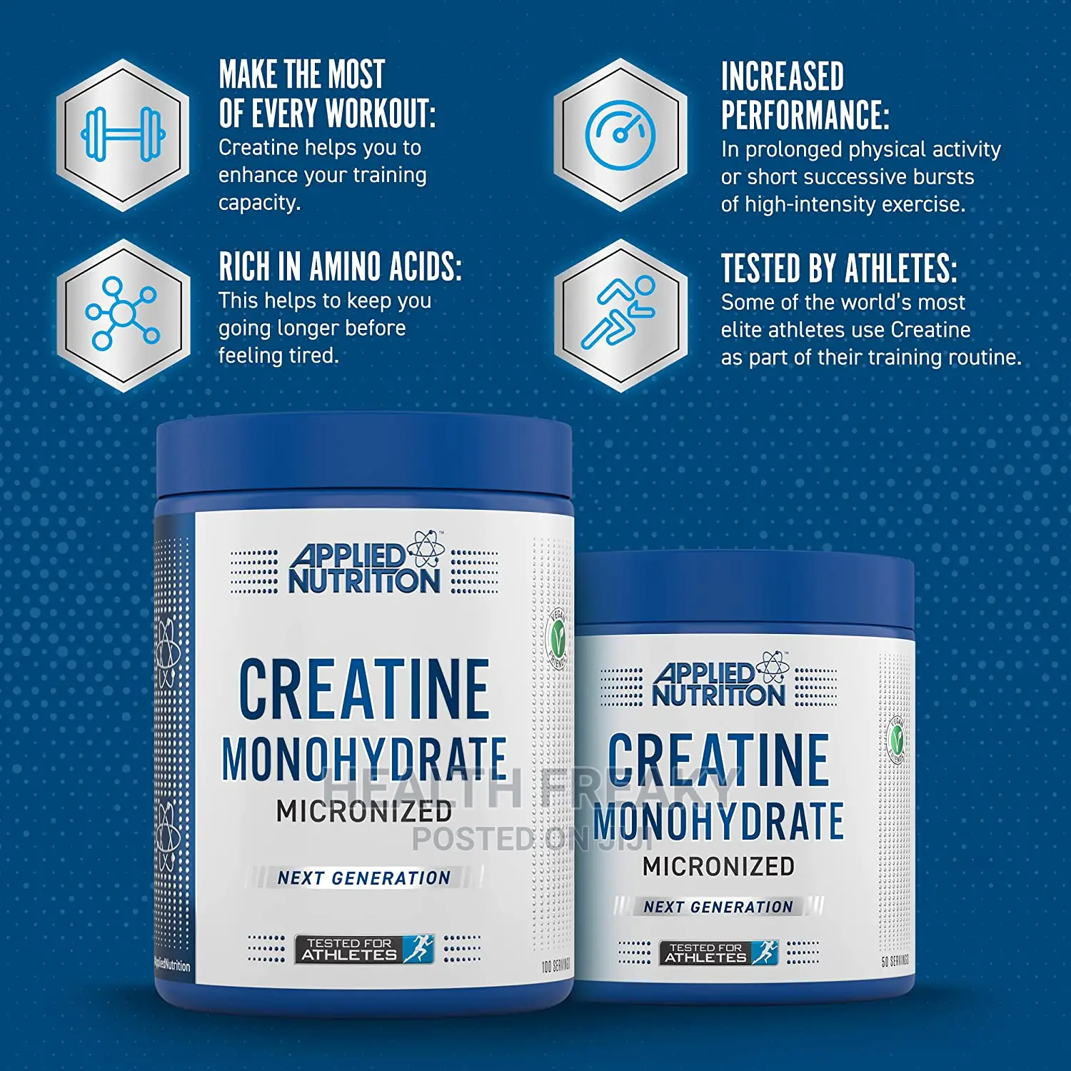 Creatine Monohydrate Micronized Muscle Builder Energy