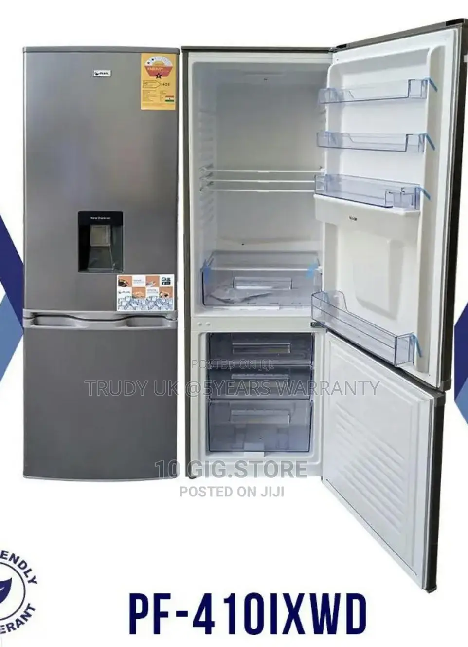 Pearl 287litters Double Door With Dispenser