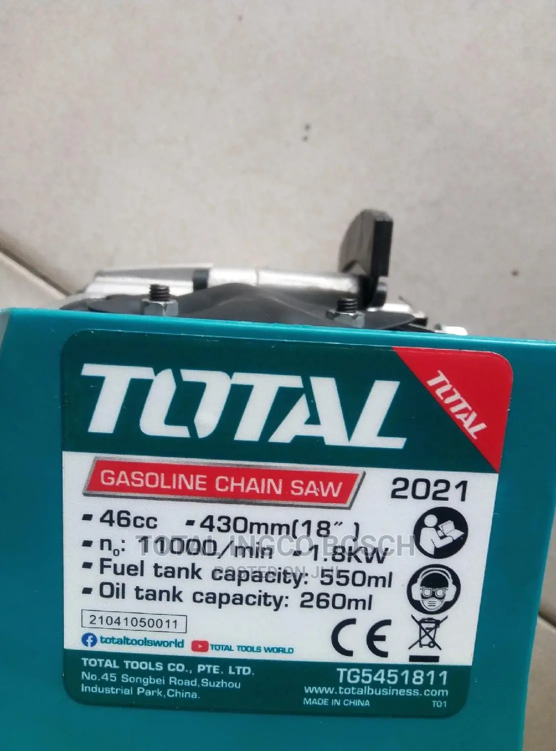 Chainsaw Total / Ingco Chainsaw 46cc(18 Inches)