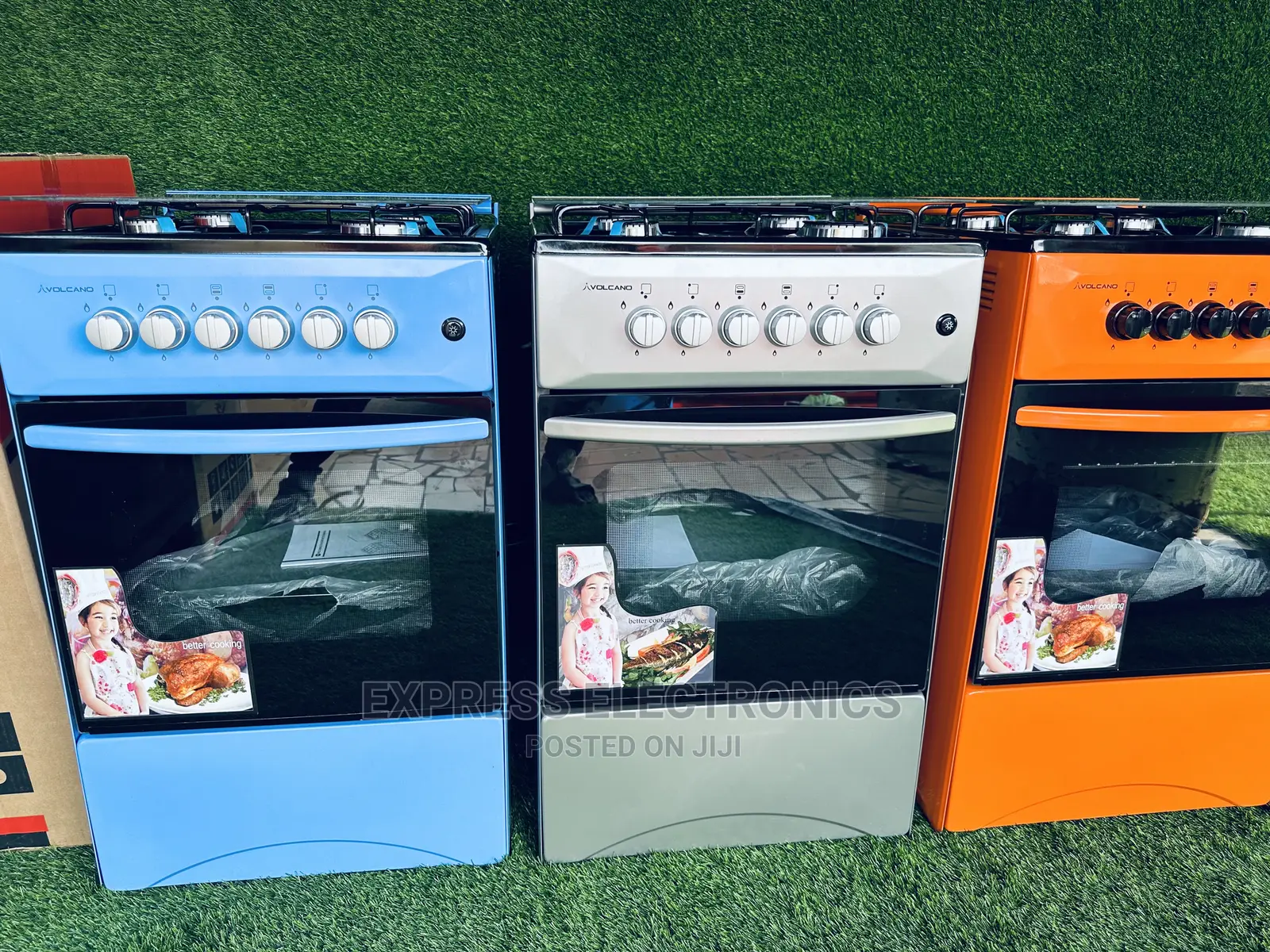 Classic Grey 4burner Gas Oven Cooker