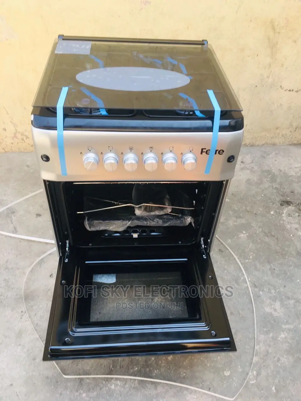 Stainless Ferre 60*60 4burner Gas Cooker With Oven and Grill