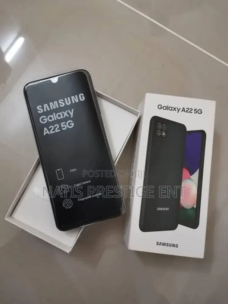 New Samsung Galaxy A22 5G 64 GB Black