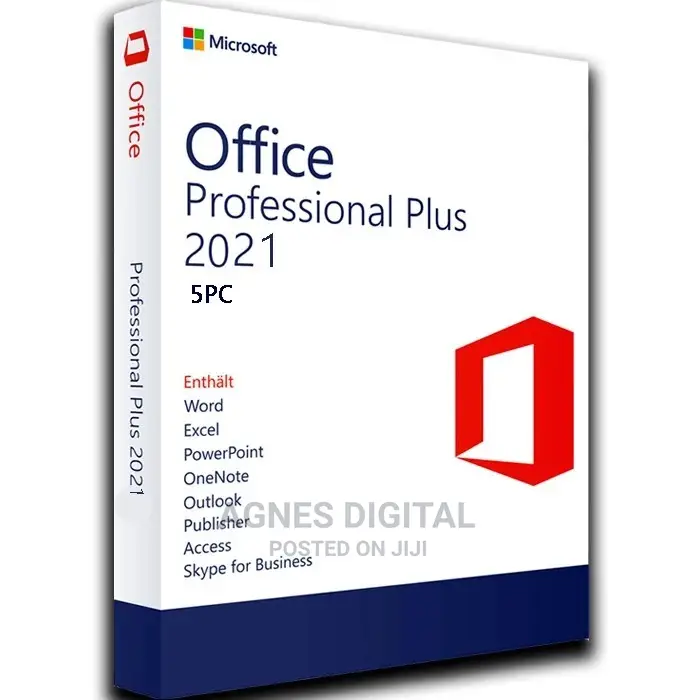 Microsoft Office Professional Plus 2021 5PC License Retail