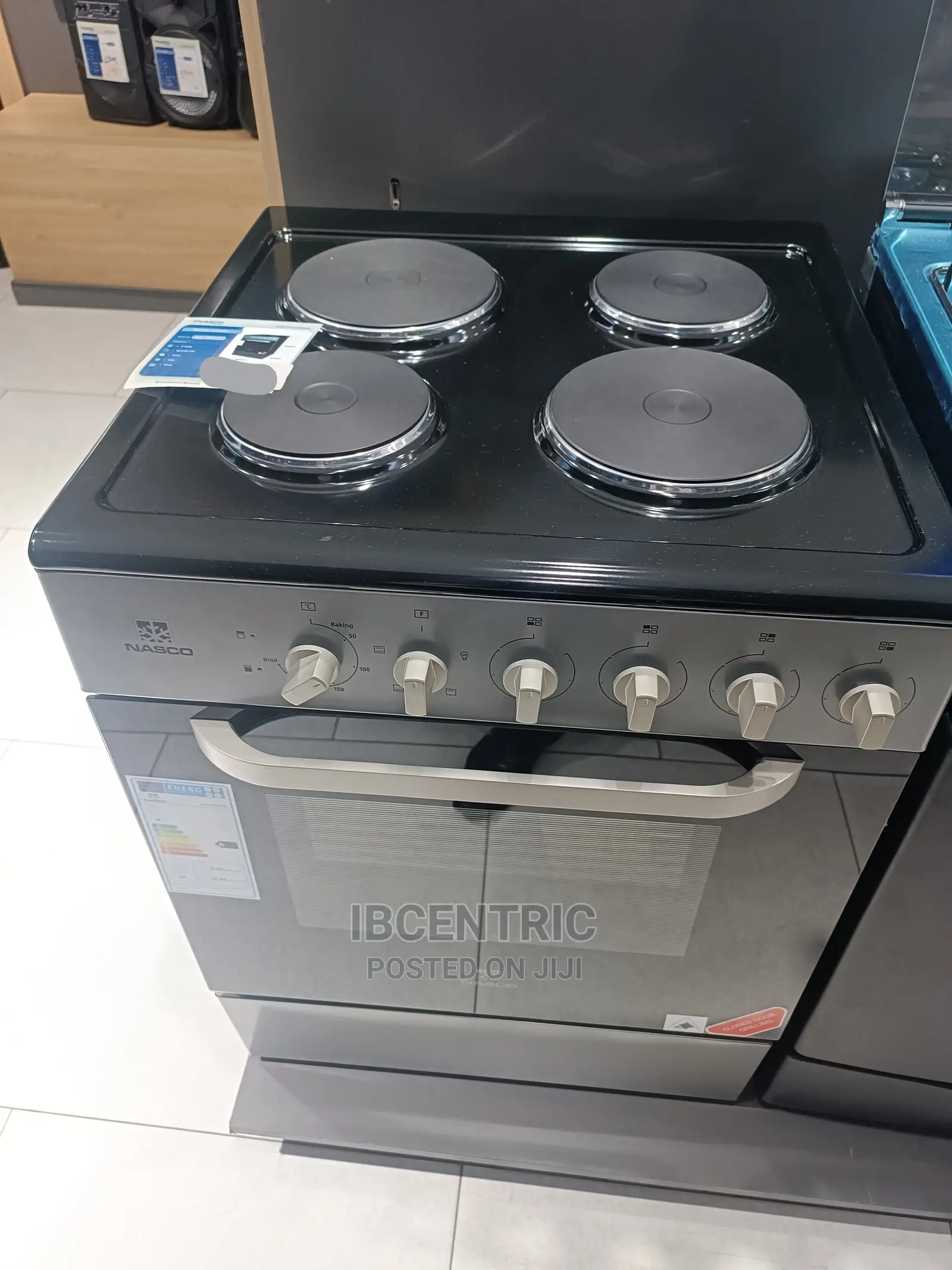 Nasco 4 Buner Electric Cooker With Oven