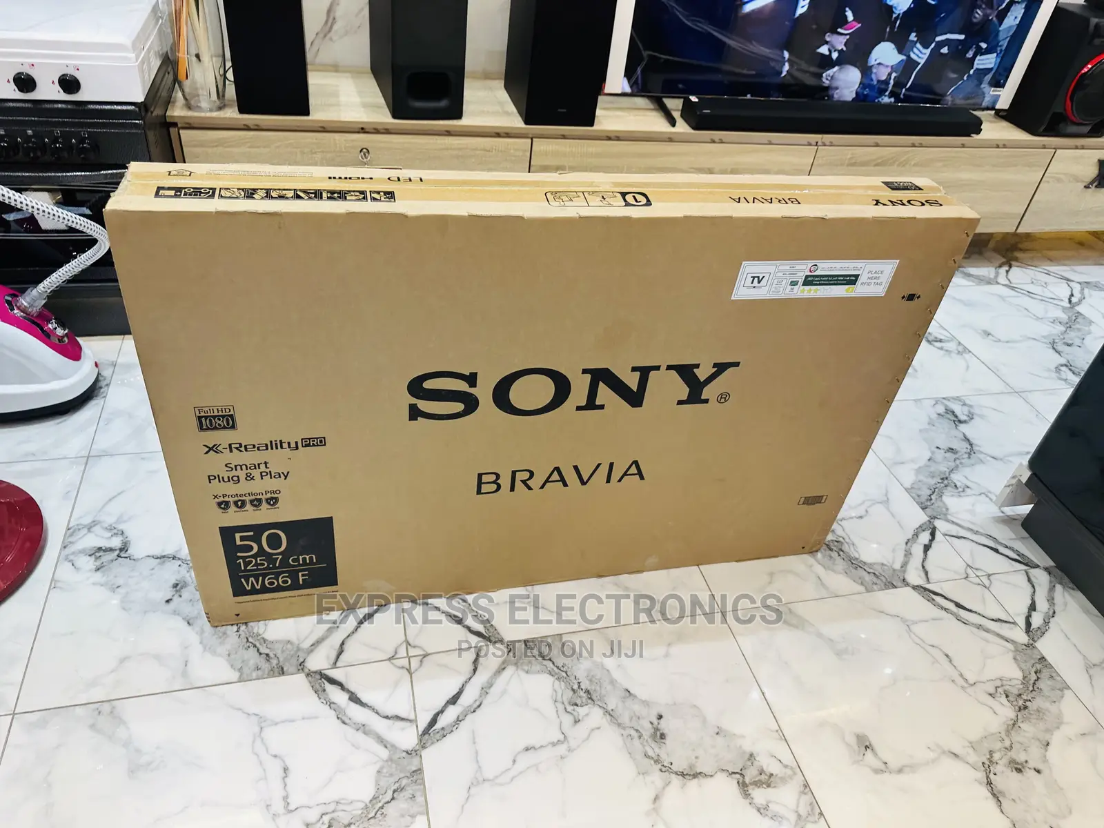 Android FHD Smart Sony 50W660F 50”Tv Call  and Order For