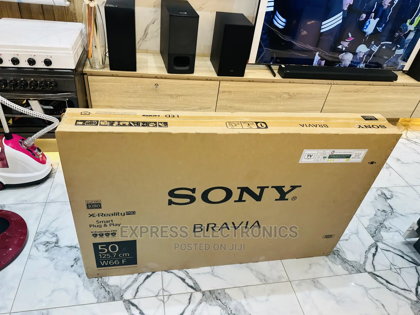 Android FHD Smart Sony 50W660F 50”Tv Call  and Order For
